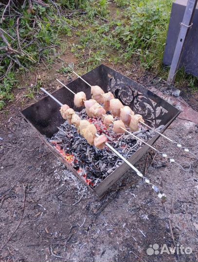 Костровая чаша с крышкой