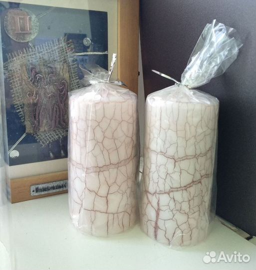 Свечи восковые большие Подарок