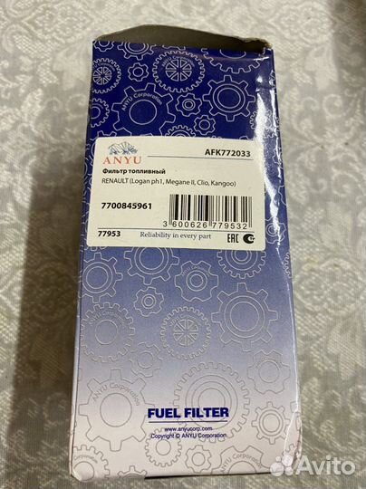 Топливный фильтр renault