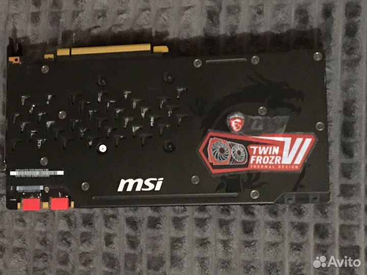 Видеокарта MSI 1070 Gaming X