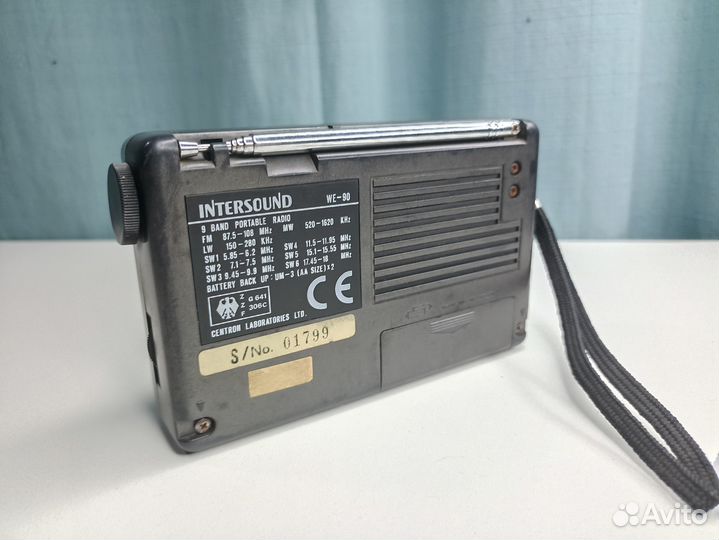 Радиоприемник винтаж Intersound we-90