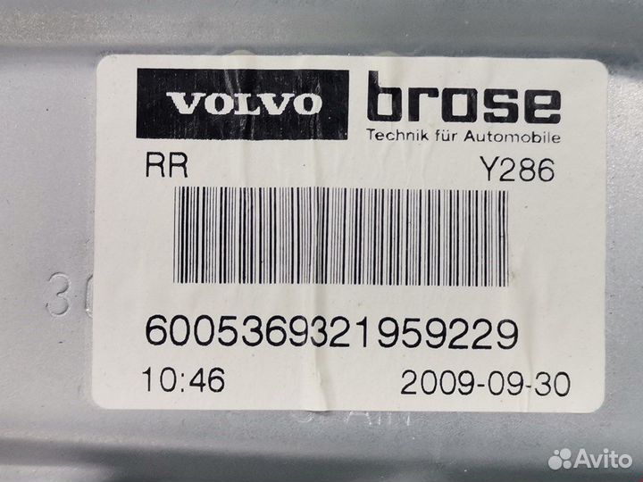 Стеклоподъемник для Volvo S80 2