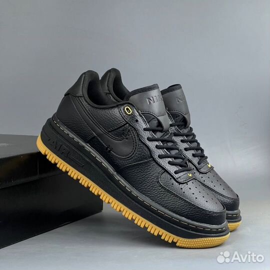 Nike Air Force 1 Черные Люкс