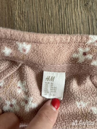 Флисовая кофта hm 92