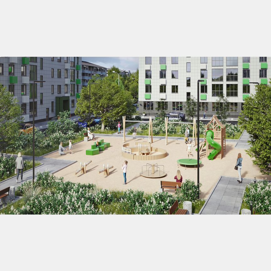 1-к. квартира, 33,9 м², 9/9 эт.