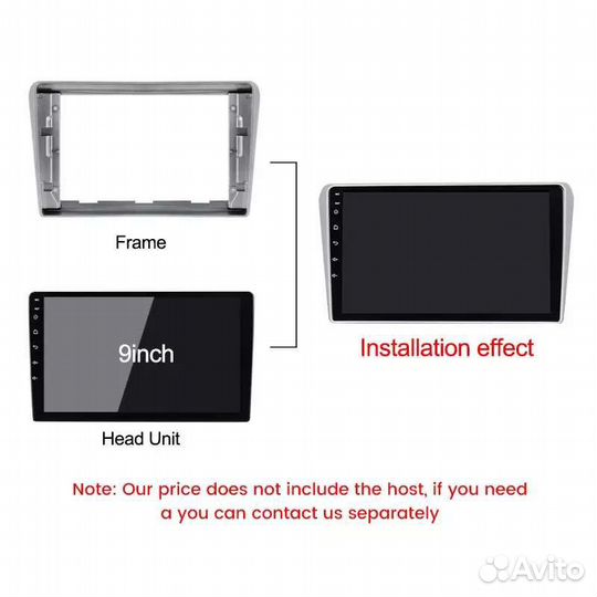 Автомагнитола для Toyota Avensis 2002-08