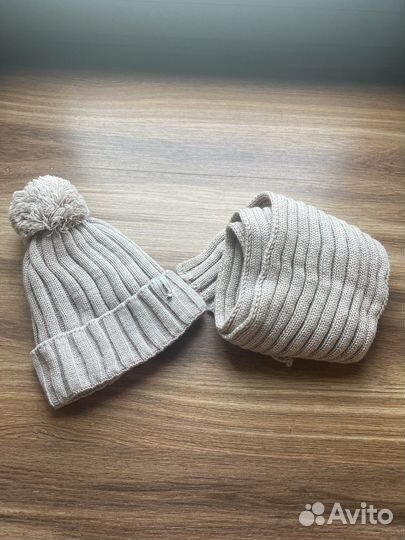 Шапка и шарфик.новый комплект
