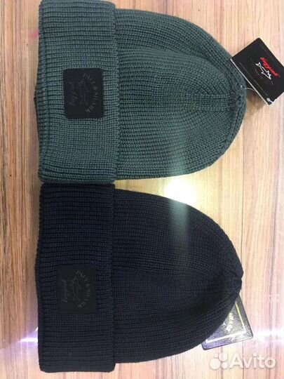 2 Мужские зимние шапки Пауль (Пол) Шарк Paul Shark