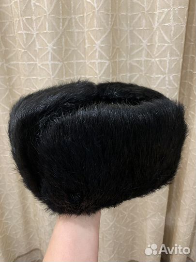 Мужская шапка нутрия