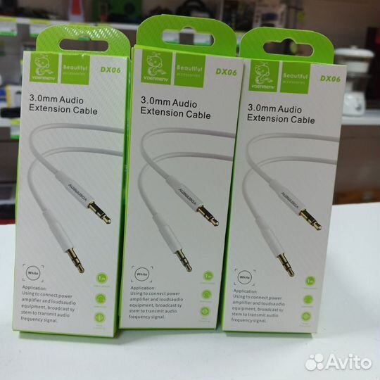 Кабель Aux DX06 1м