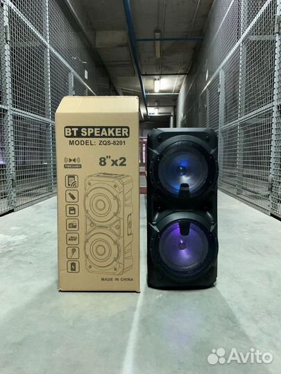 Колонка беспроводная с караоке микрофонном ZQS