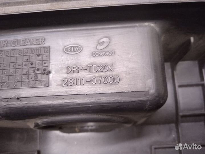 Корпус воздушного фильтра Kia Picanto 2004-2011