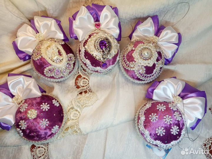 Новогодние украшения игрушки на елку шарик