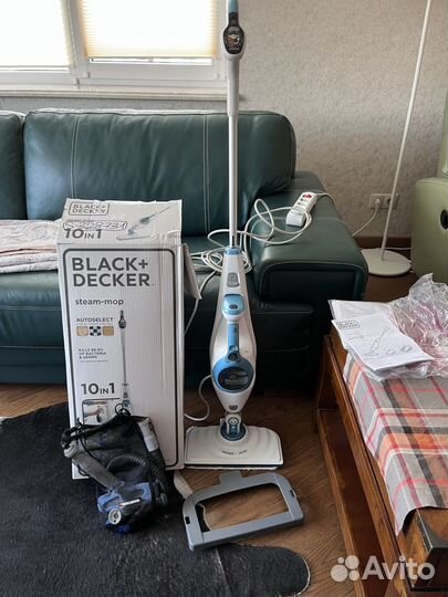 Паровая швабра + отпариватель black dacker