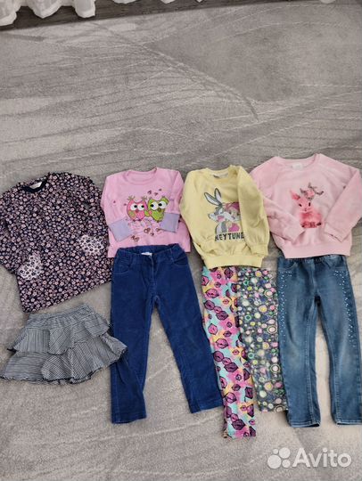 Вещи пакетом для девочки 104-110