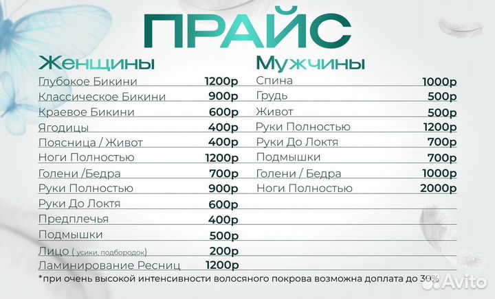 Шугаринг / Ламинирование ресниц