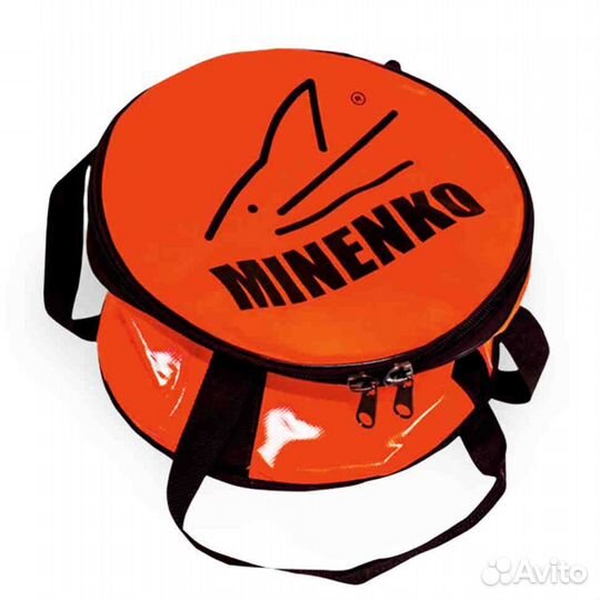 Ведро для прикормки мягкое с крышкой (бубен) Minen