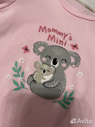 Комплект одежды 2 шт боди слип штаны шапка