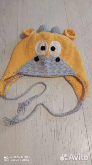 Зверошапочка - Жирафик 50-52 (Ручная работа)