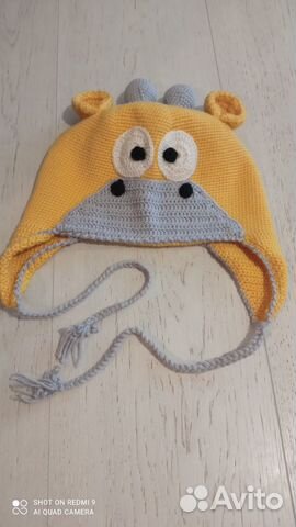 Зверошапочка - Жирафик 50-52 (Ручная работа)