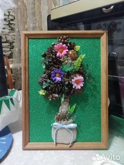 Поделка осенний букет