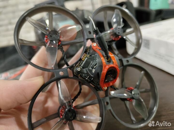 Fpv дрон Mobula8 с 3мя акб, шлемом и пультом