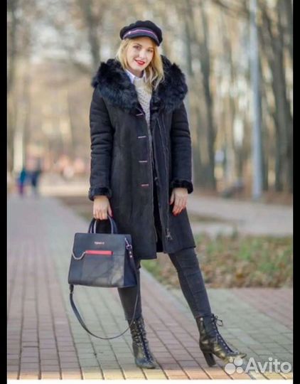 Дубленка с натуральным мехом