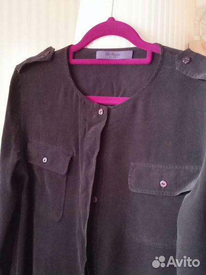 Платье рубашка из шелка