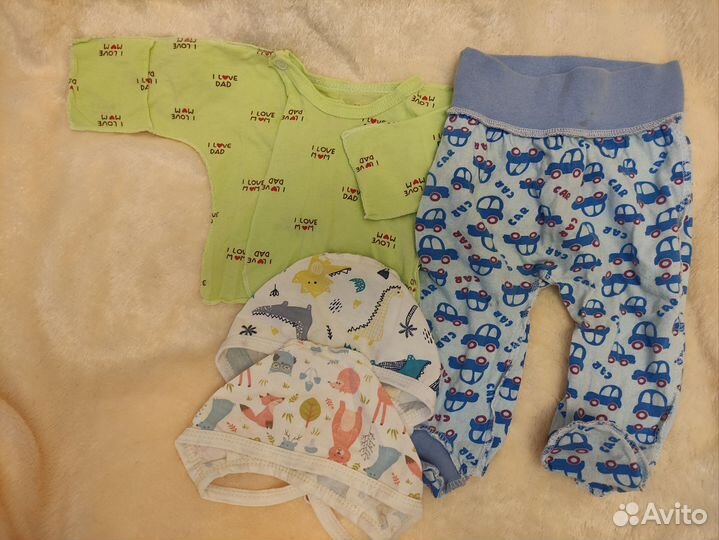 Вещи пакетом на мальчика от 0 до 3 месяцев