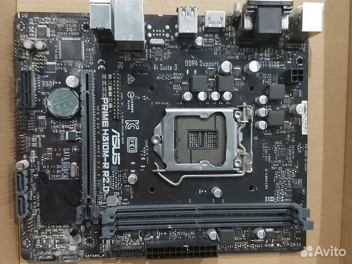 Материнская плата 1151 v2 asus prime H310M-R R2.0