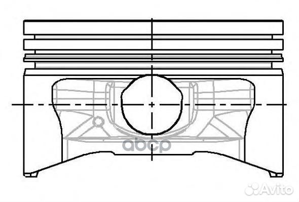 87-429400-00 Поршень комплект ford focus 1.8 83