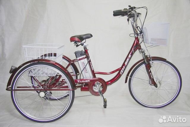 Электровелосипед трехколесный Farmer IB-3WE 24'' 6