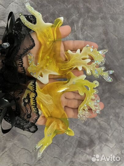 Набор елочных игрушек (ручная работа)