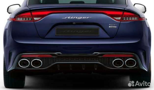 Насадки на глушитель Kia Stinger