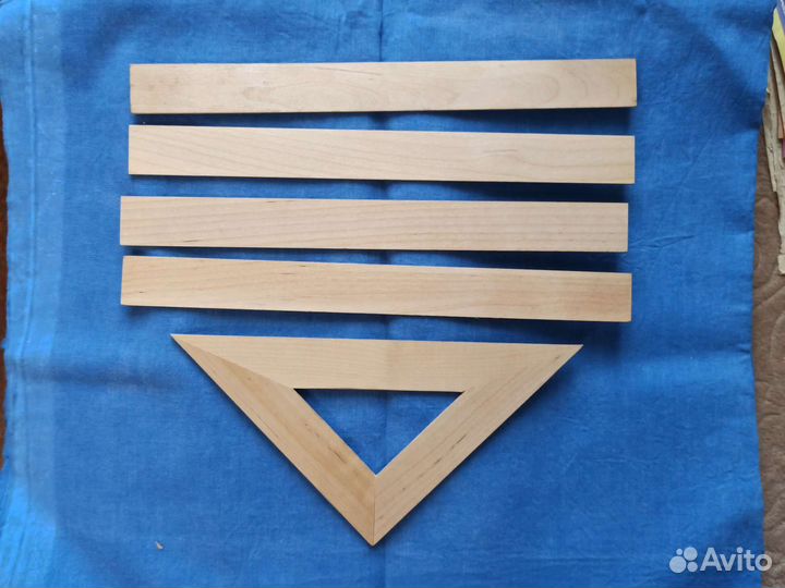 Деревянные линейки и треугольник, СССР