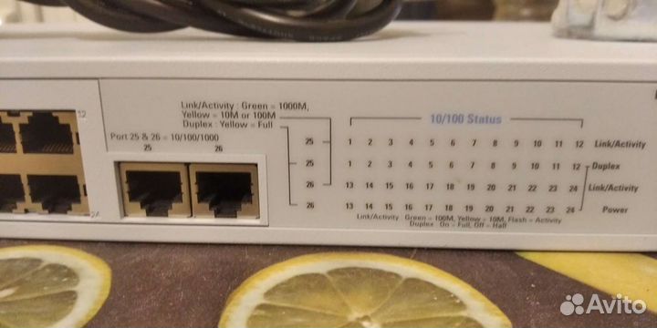 3com 2/24 на 1000/100
