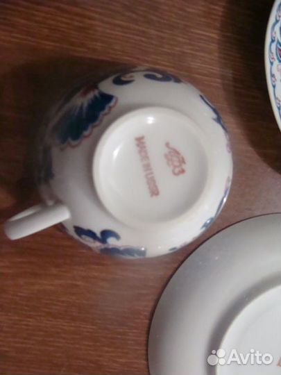 Сервиз лфз жар птица СССР экспортный вариант красн