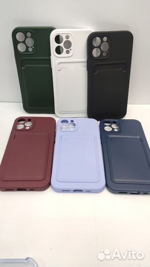 Чехол 12 pro card case чехол с карманом