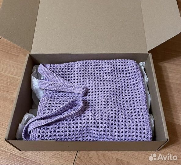 Вязаная сумка Шопер из полиэфирного шнура