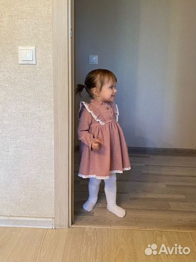 Нарядное платье на девочку на годик 80 86
