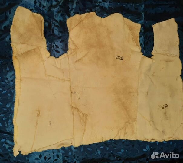 Натуральная овчина заготовка жилета