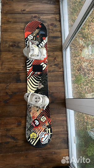 Сноуборд Black Fire 160 с креплениями