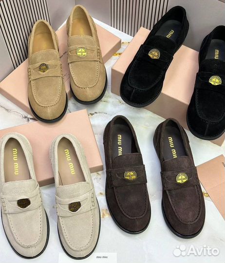 Мокасины Лоферы женские Miu Miu Размер 36-40