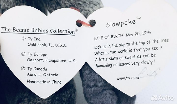 Коллекционная игрушка Ty Slowpoke 1999 г