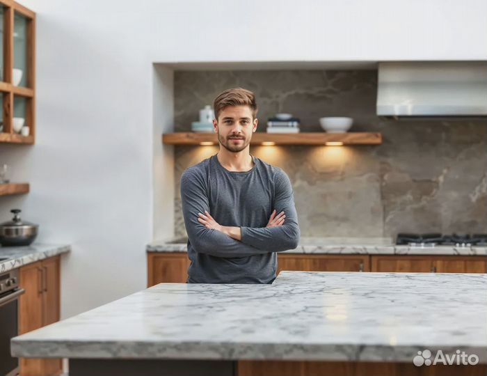 Столешница Silver № 37