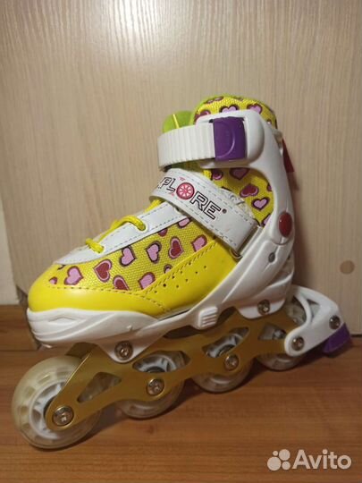 Роликовые коньки детские раздвижные