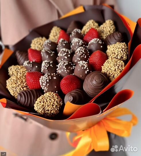 Набор из клубники в шоколаде