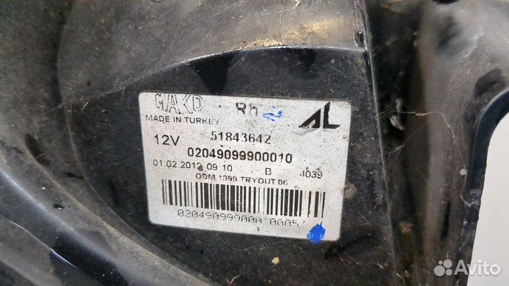 Фонарь (задний) правый Fiat Panda 2011