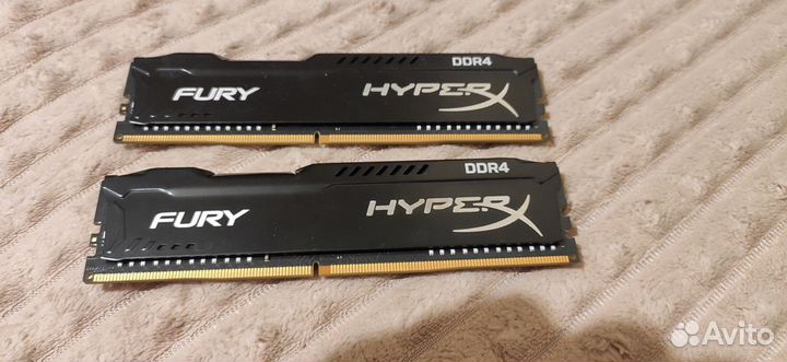 Оперативная память hyperx fury ddr4 2400