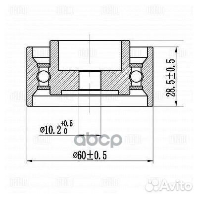 Ролик грм опорный Mazda 626 87- 2.0 CM6190